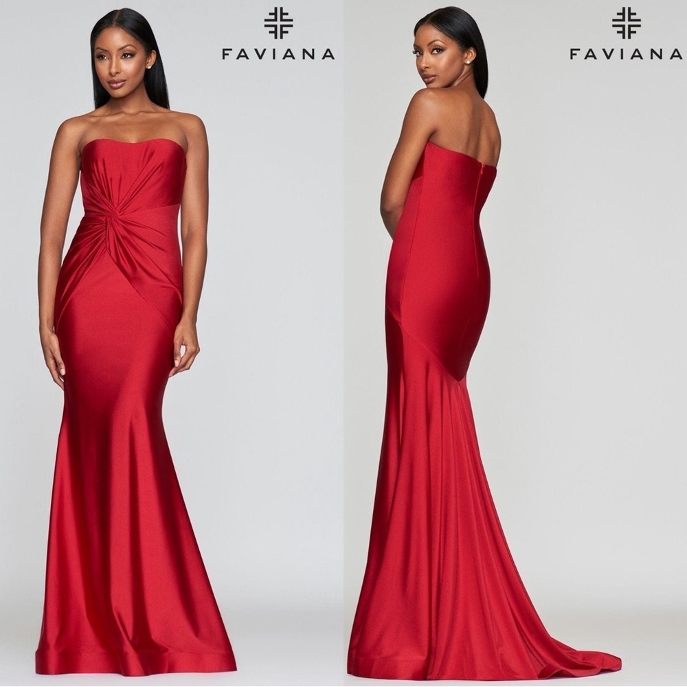 FAVIANA Knot Front Gown
